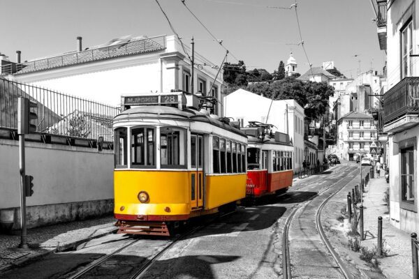 Fototapeta Tramwaj, Lizbona