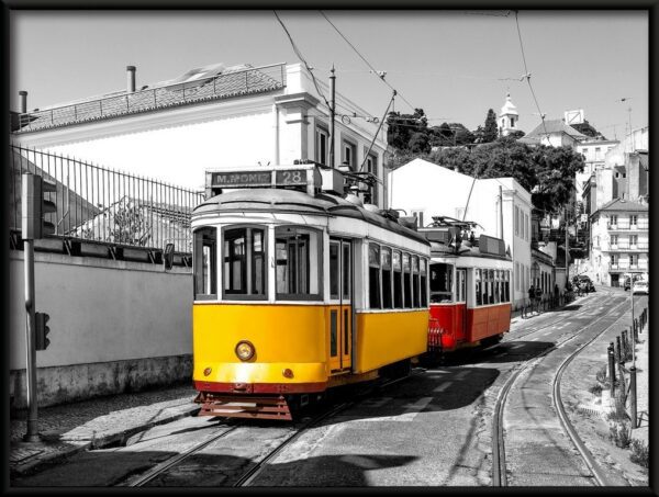 Plakat Tramwaj na Ulicach Lizbony