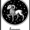 Plakat Znaki Zodiaku-Byk