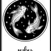Plakat Znak Zodiaku-Wodnik