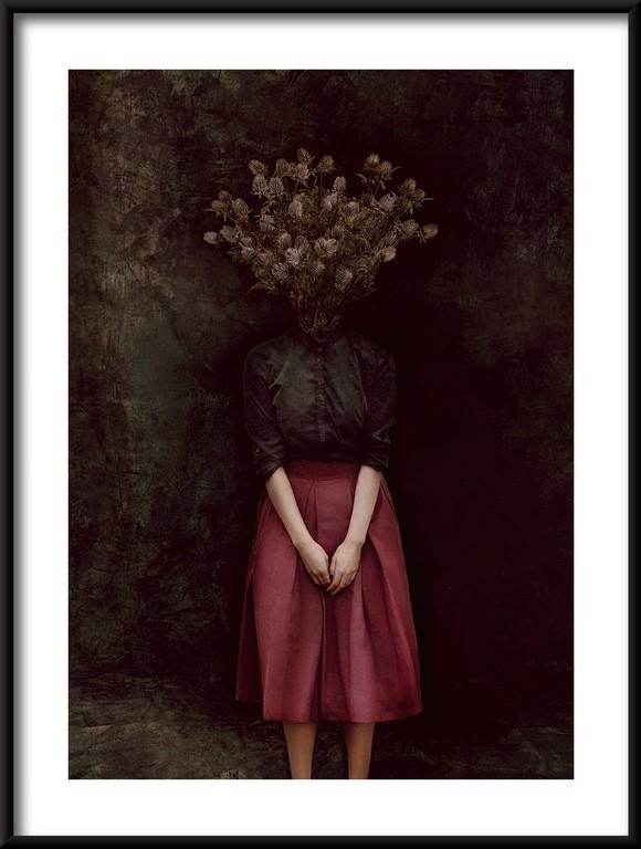 Plakat Kobieta z Kwiatami