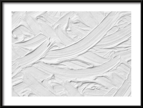 Plakat Biała Tekstura Malowana