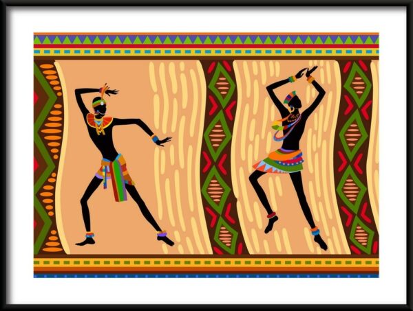 Plakat Afrykańskie Tańce Etniczne