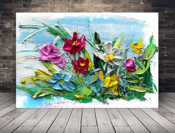 Obraz Malowane Kwiaty