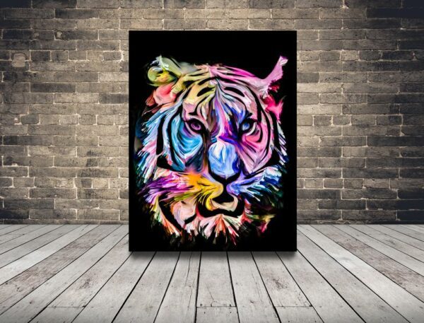 Obraz Kolorowy Tygrys