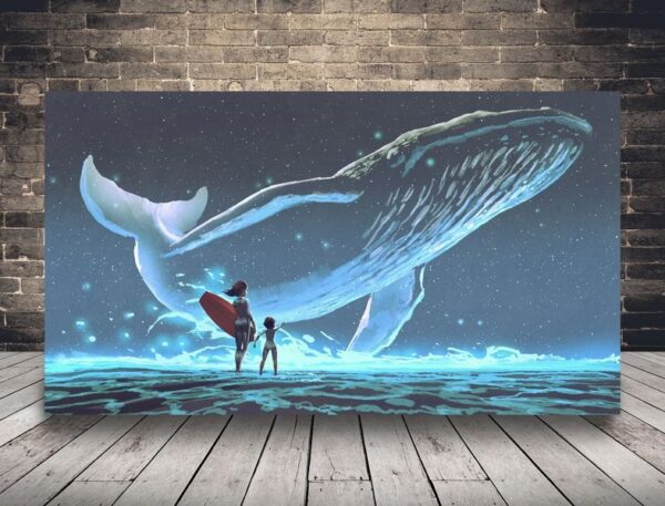Obraz Magiczny Wieloryb