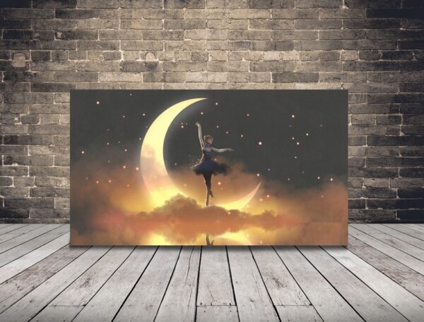 Obraz Baletnica na Tle Księżyca