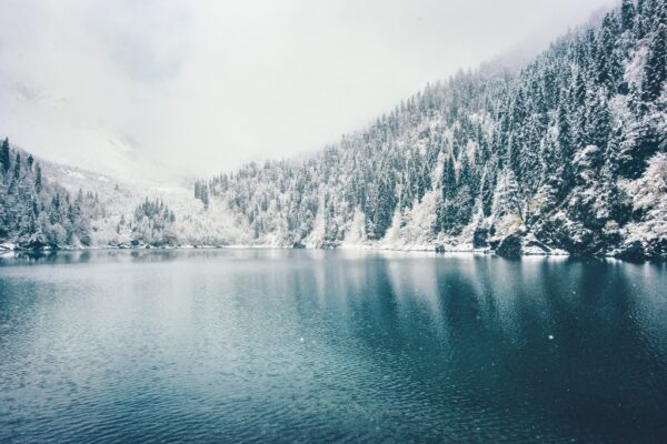 Fototapeta Zimowe Jezioro
