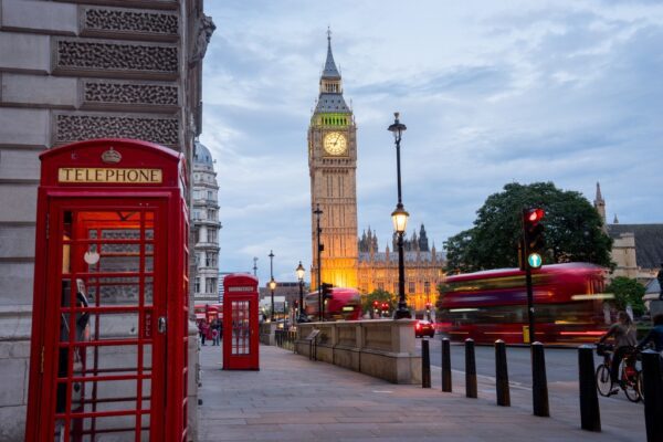 Fototapeta Pędzący Londyn