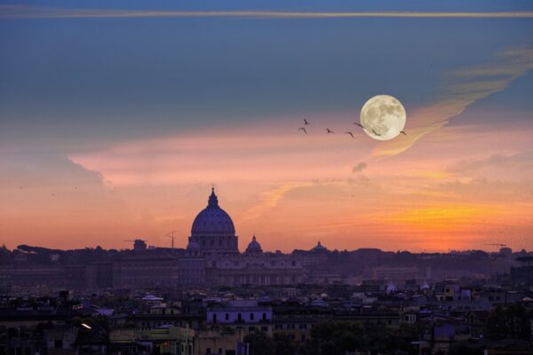 Fototapeta Rzymski Księżyc
