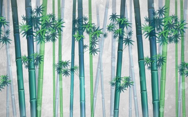 Fototapeta Zielony Bambus