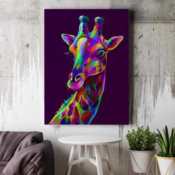Obraz Kolorowa Żyrafa