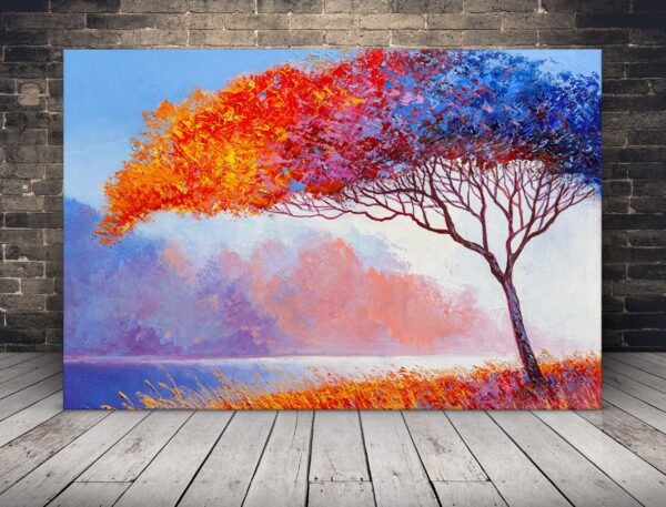 Obraz Kolorowe Abstrakcyjne Drzewo