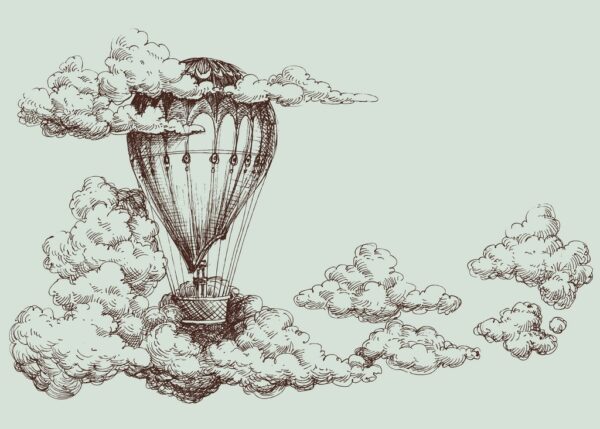Fototapeta Balon na niebie