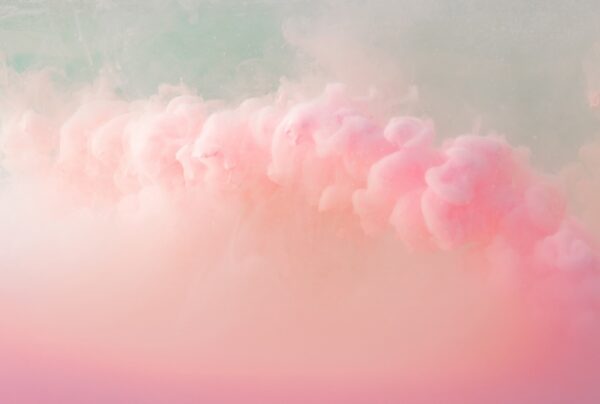 Fototapeta Różowa Chmurka