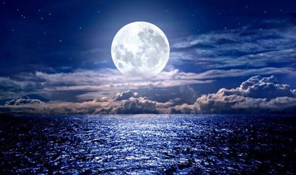 Fototapeta Księżyc Nad Oceanem