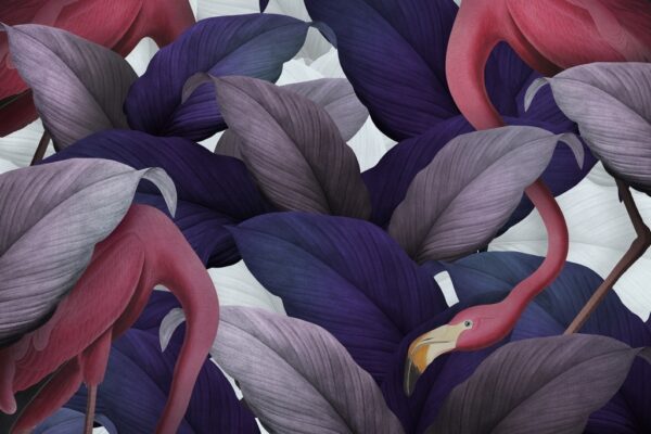Fototapeta Tropikalne Flamingi