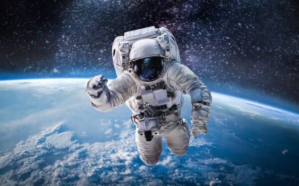 Fototapeta Astronauta na Orbicie