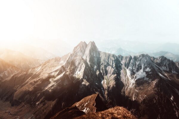 Fototapeta Góra w Alpach Bawarskich