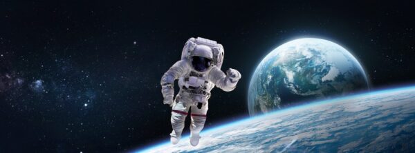 Fototapeta Astronauta w Przestrzeni Kosmicznej
