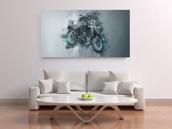 Obraz Motocykl w Szarości