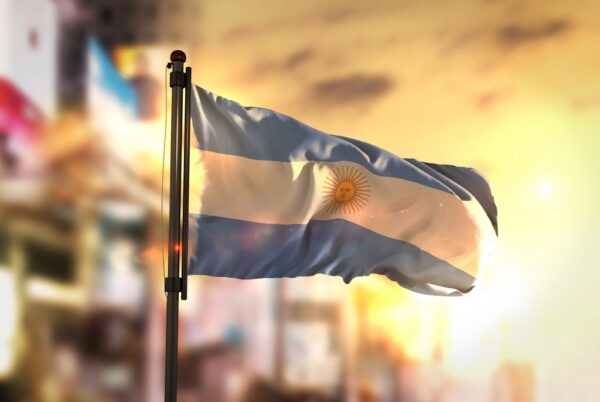 Fototapeta Flaga Argentyny