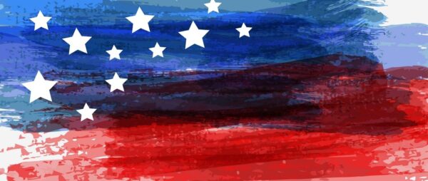 Fototapeta Malowana Flaga USA