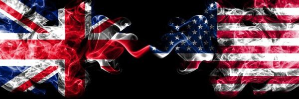 Fototapeta Anglia vs USA