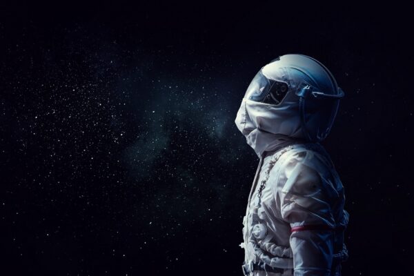 Fototapeta Spojrzenie Astronauty