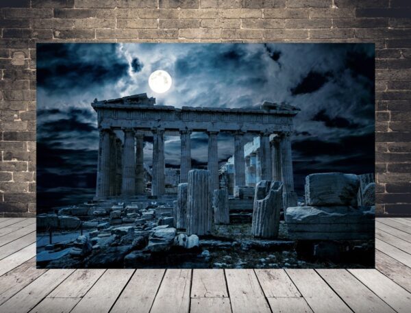 Obraz Akropol Nocą