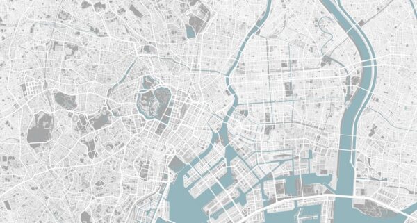 Fototapeta Mapa Miasta