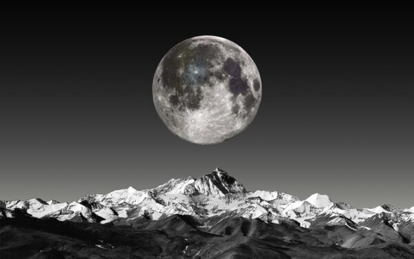 Obraz Księżyc w Górach