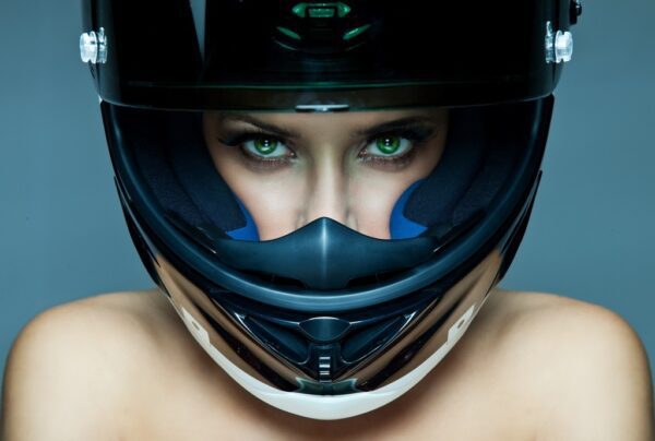 Fototapeta Dziewczyna Motocyklisty