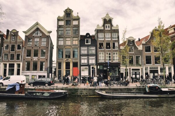 Fototapeta Ulica w Amsterdamie