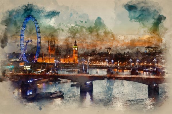 Obraz Kolorowy Londyn