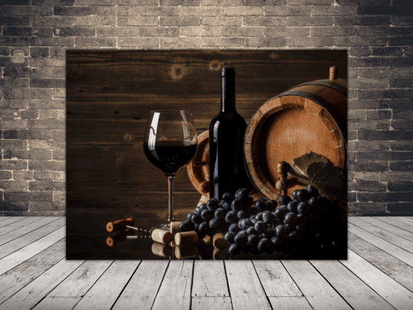 Obraz Wino i Winogrono