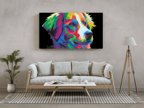 Obraz Kolorowy Pies