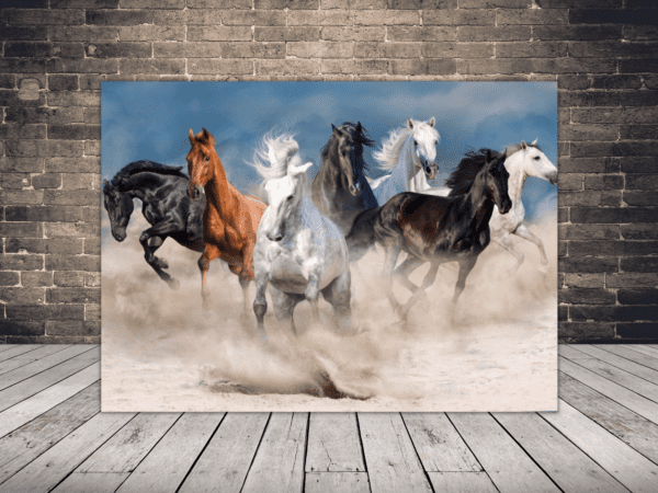 Obraz Konie na Pustyni
