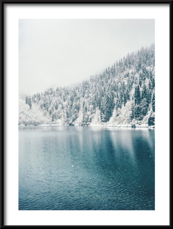 Plakat Zimowe Jezioro