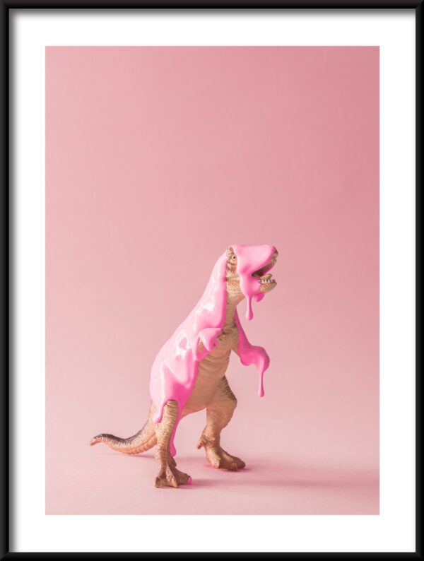 Plakat Oblany Dinozaur
