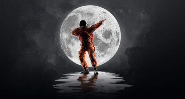 Fototapeta Tańczący Astronauta