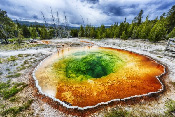 Fototapeta Jezioro w Parku Yellowstone
