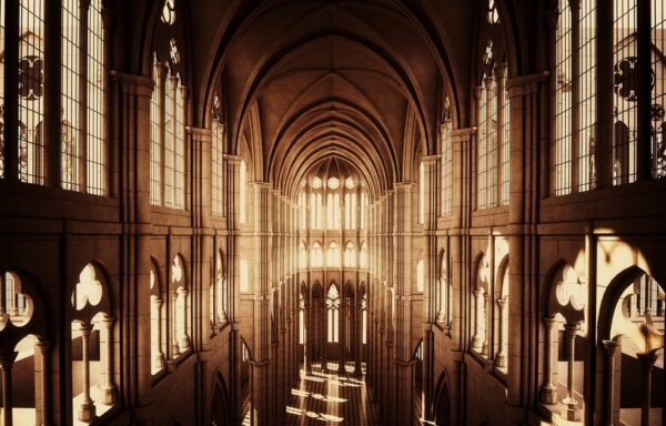 Fototapeta Gotycka Katedra