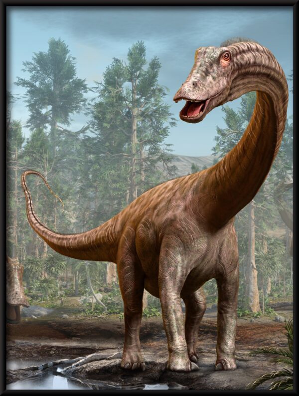 Plakat Wielki Diplodocus