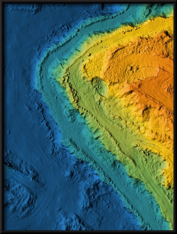 Plakat Mapa Satelitarna