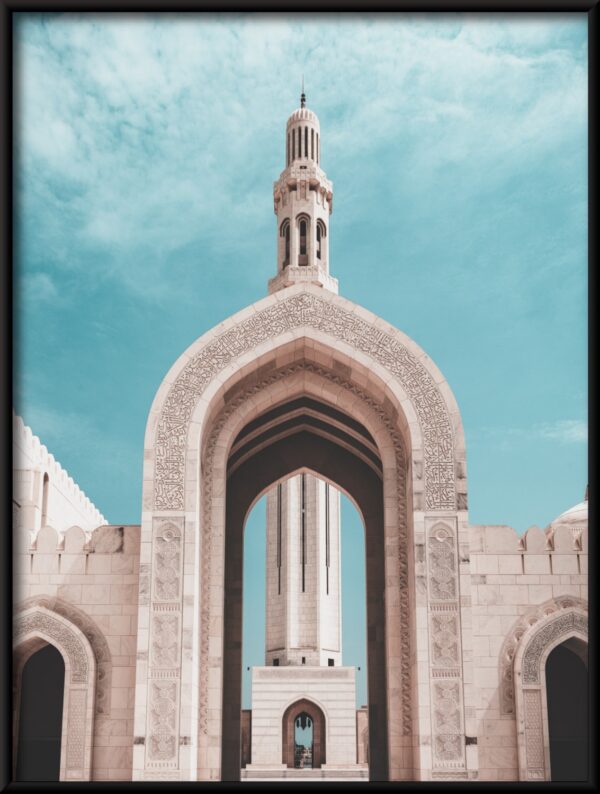 Plakat Minaret w Oddali