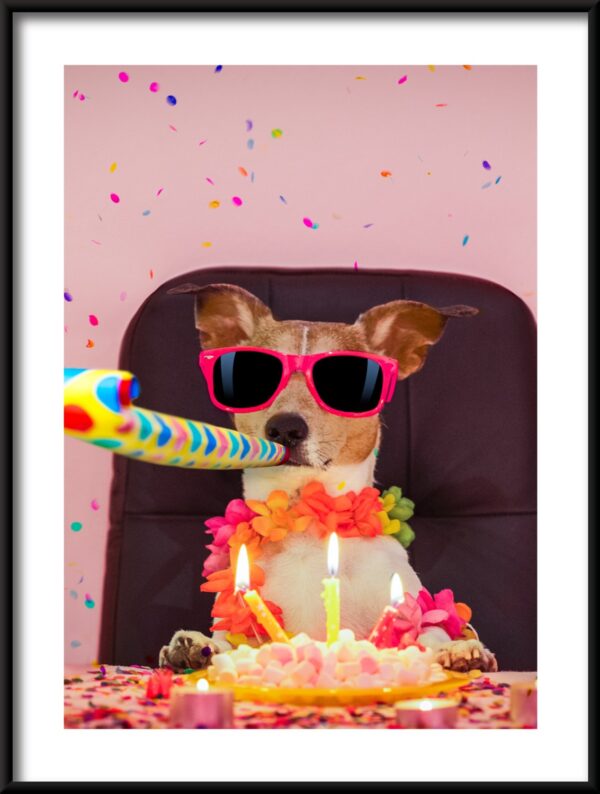 Plakat Urodziny Psa