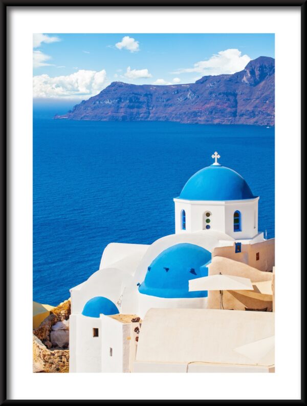Plakat Grecki Błękit