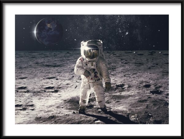Plakat Spacer Po Księżycu