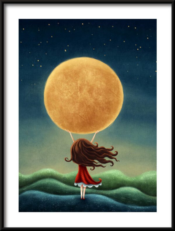 Plakat Księżycowa Dziewczyna